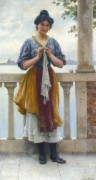 Eugene de Blaas_1843-1931_Young Girl Before the Lagoon, Venice.jpg